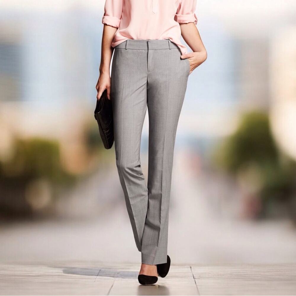Banana Republic Grey Wool Pants Martin Fit Gray Slacks